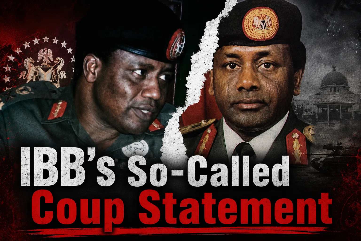 IBB's So-Called Coup Statement