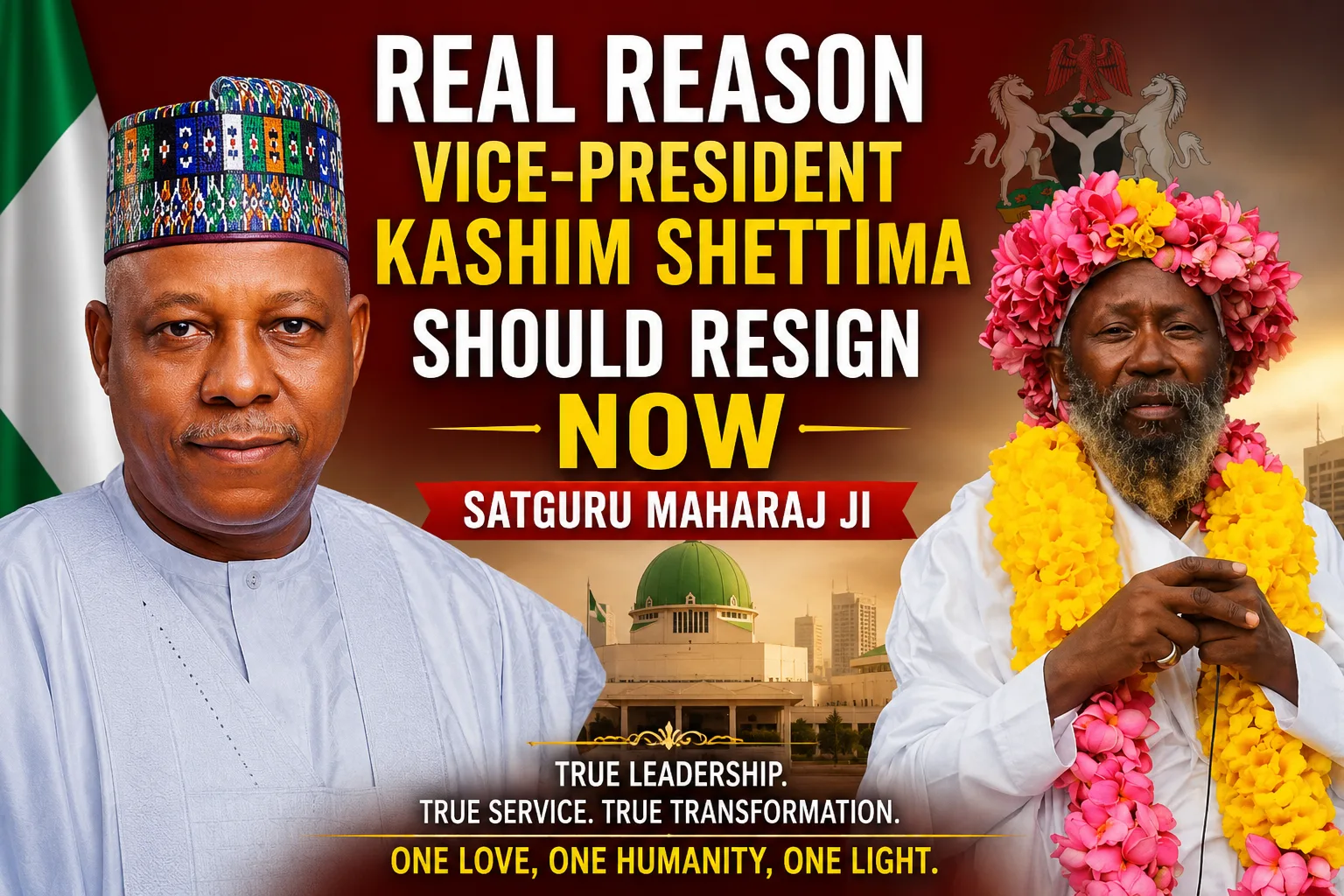 Real Reason Vice-President Kashim Shettima Should Resign Now - Satguru Maharaj Ji
